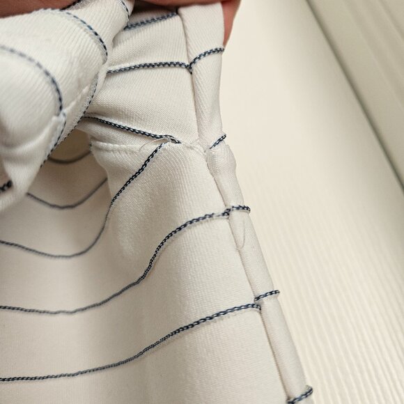 White Striped Men's WeirGolf Short Sleeve Polo with buttons‎ size S - Picture 5 of 9